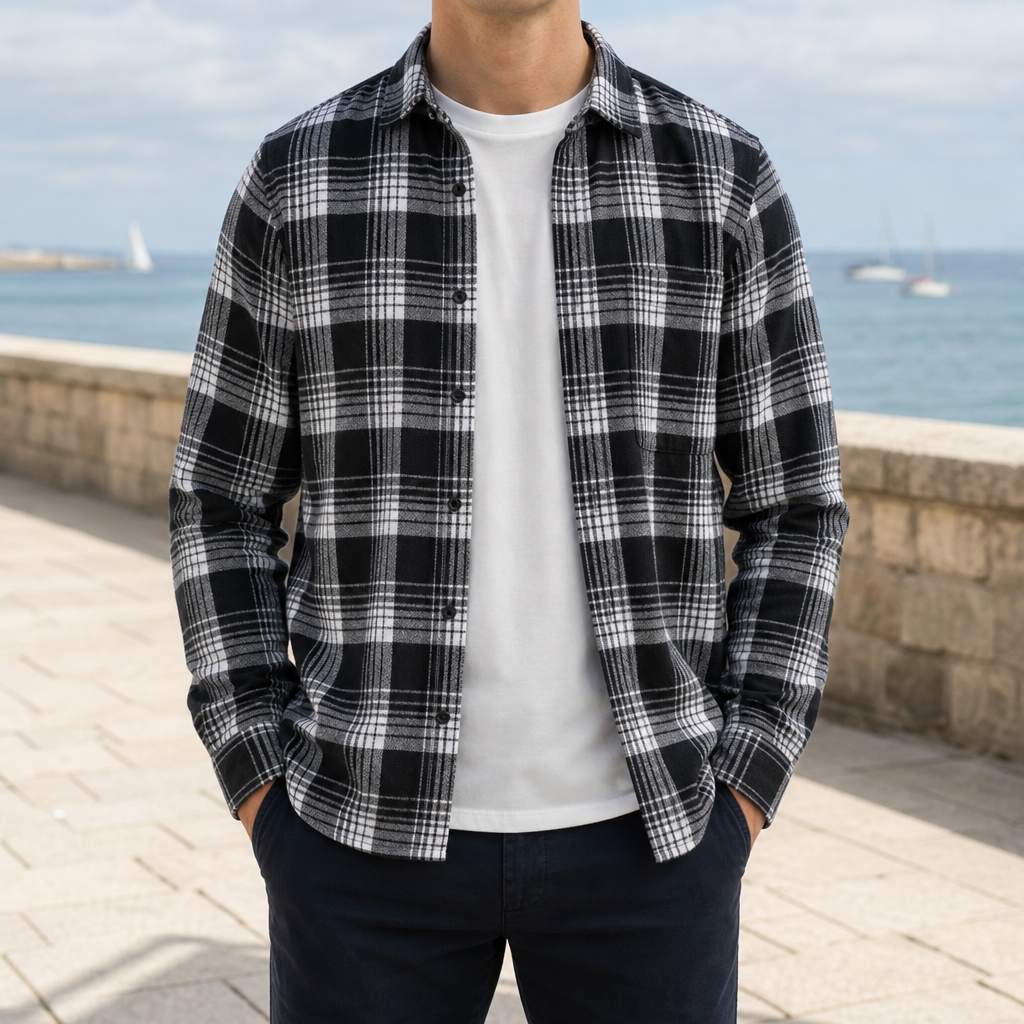 Men's Plaid Flannel Shirt