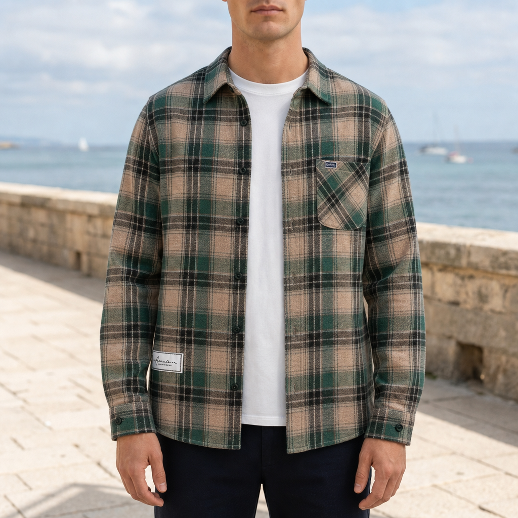 Men's Plaid Flannel Shirt