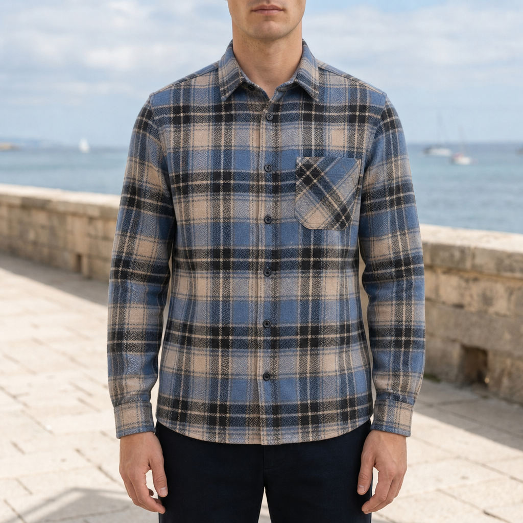 Men's Plaid Flannel Shirt
