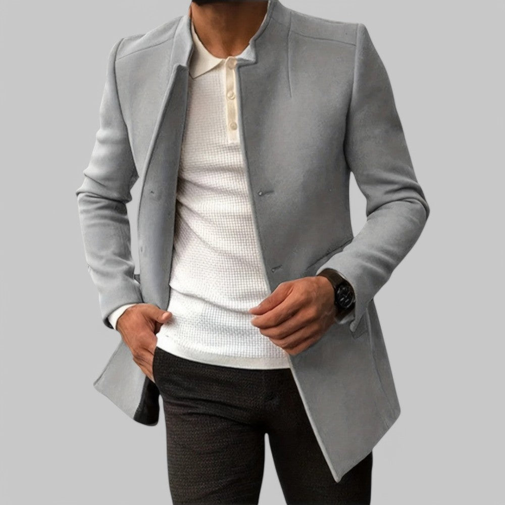 Elias | Mens Spring Casual Coat — Lightweight Transitional Coat with Front Pockets in 5 Colors S–3XL | Westmere