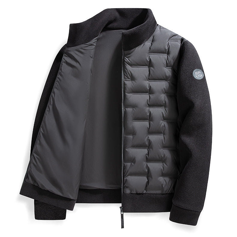 Men's Quilted Fit-and-Flare Classic Puffer Jacket