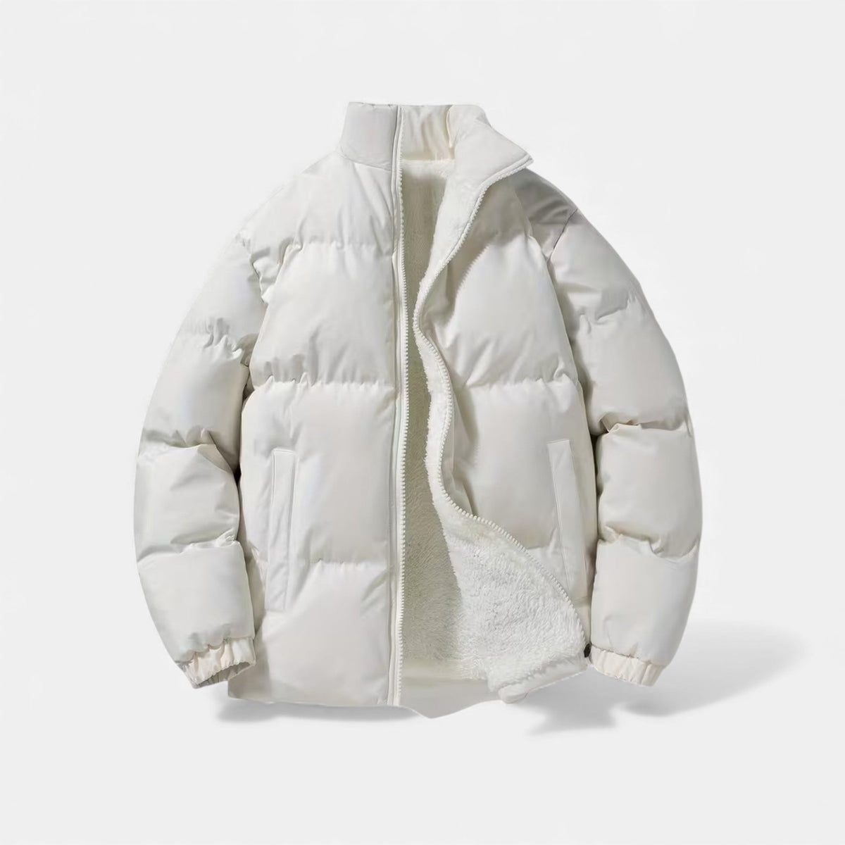 Men's Quilted Minimalist Elevated Puffer Jacket
