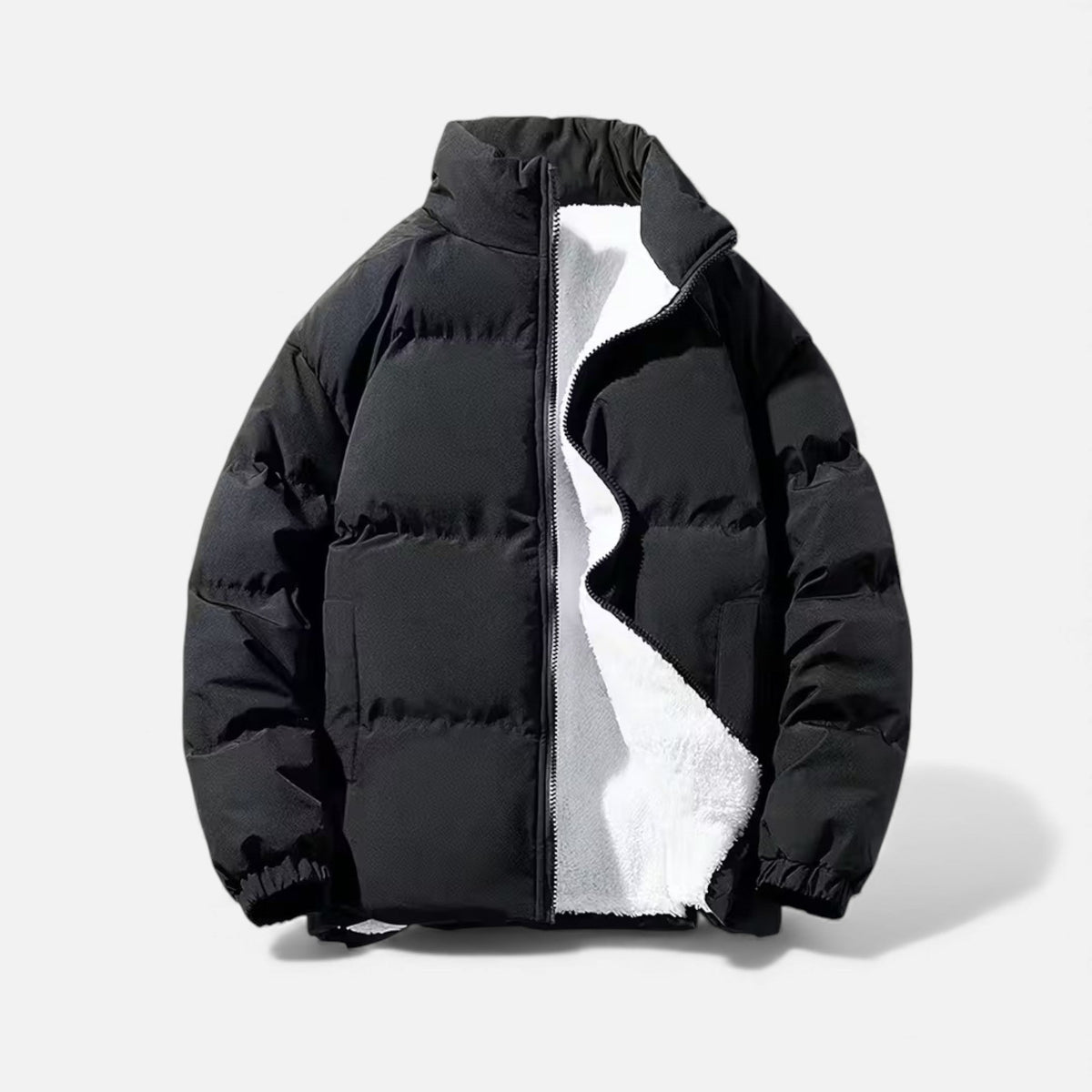 Men's Quilted Minimalist Elevated Puffer Jacket