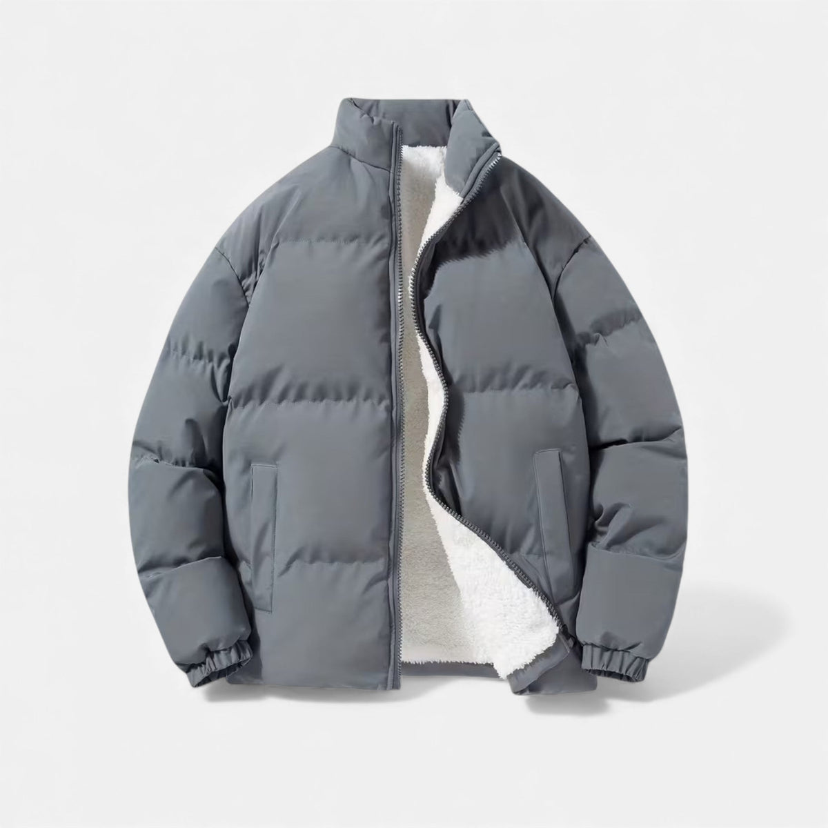 Men's Quilted Minimalist Elevated Puffer Jacket