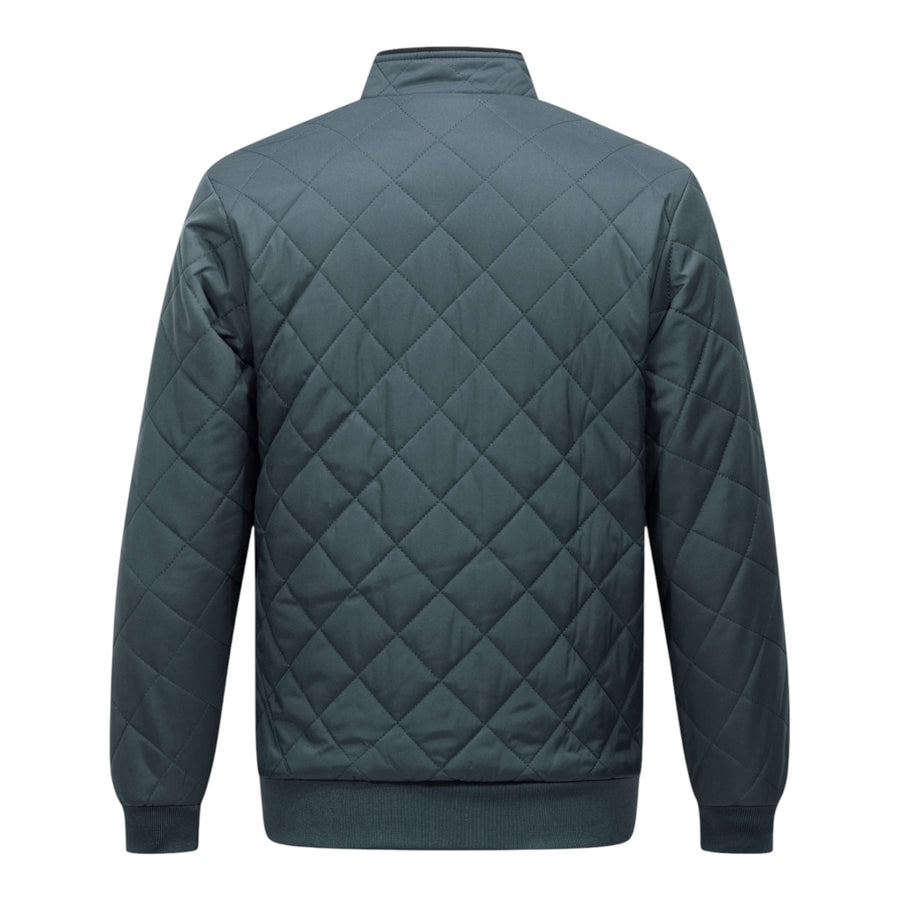 Men's Quilted Wrap Fluid Puffer Jacket