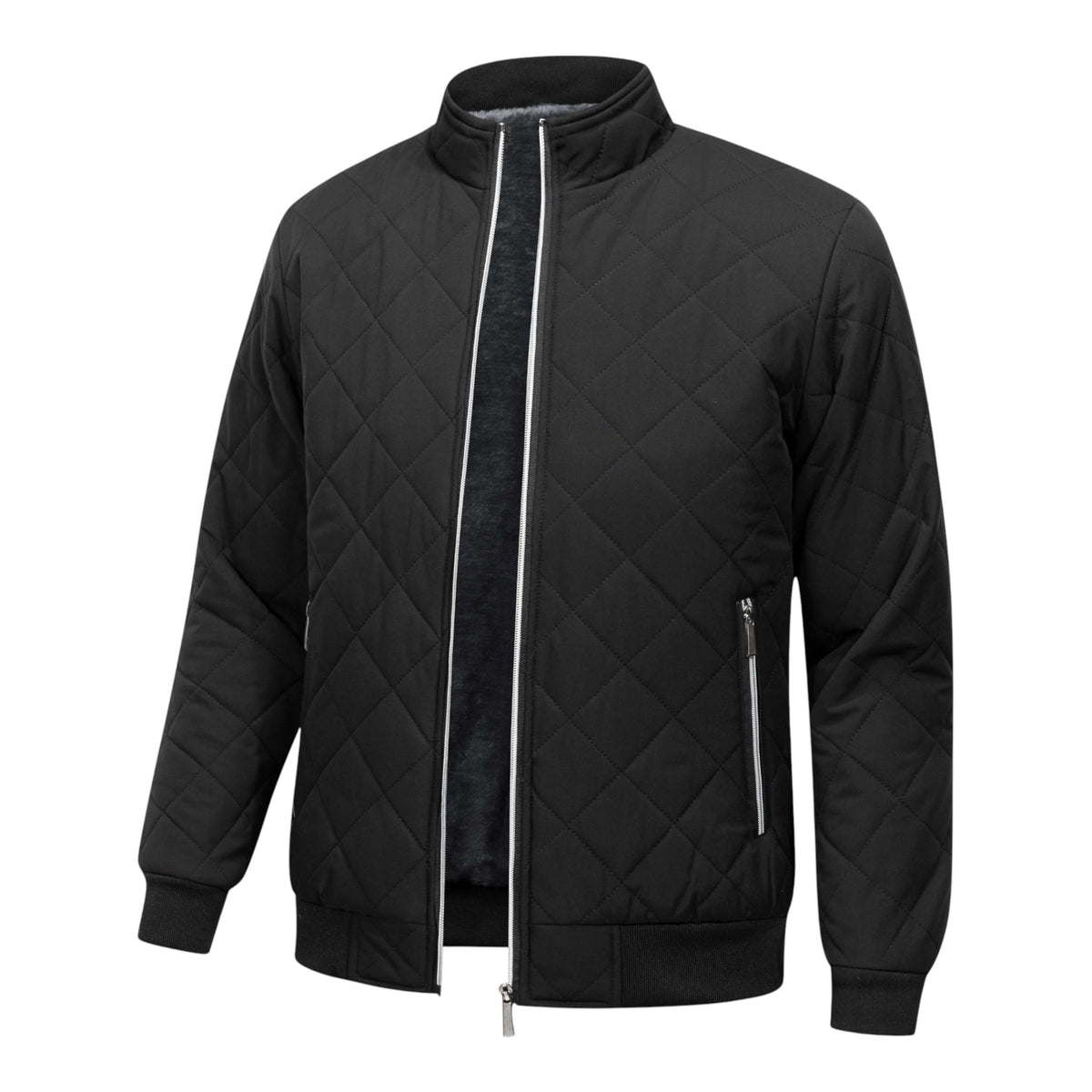 Men's Quilted Wrap Fluid Puffer Jacket