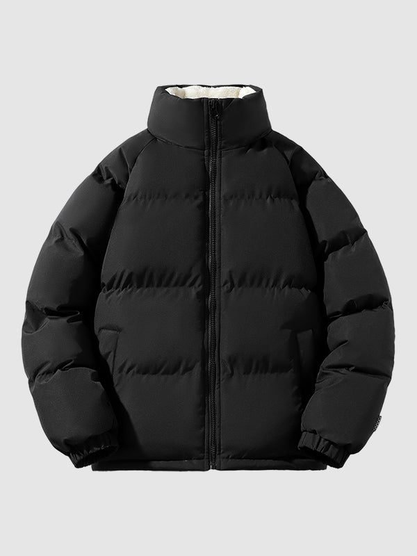 Men's Quilted Zip-Up Stylish Puffer Jacket