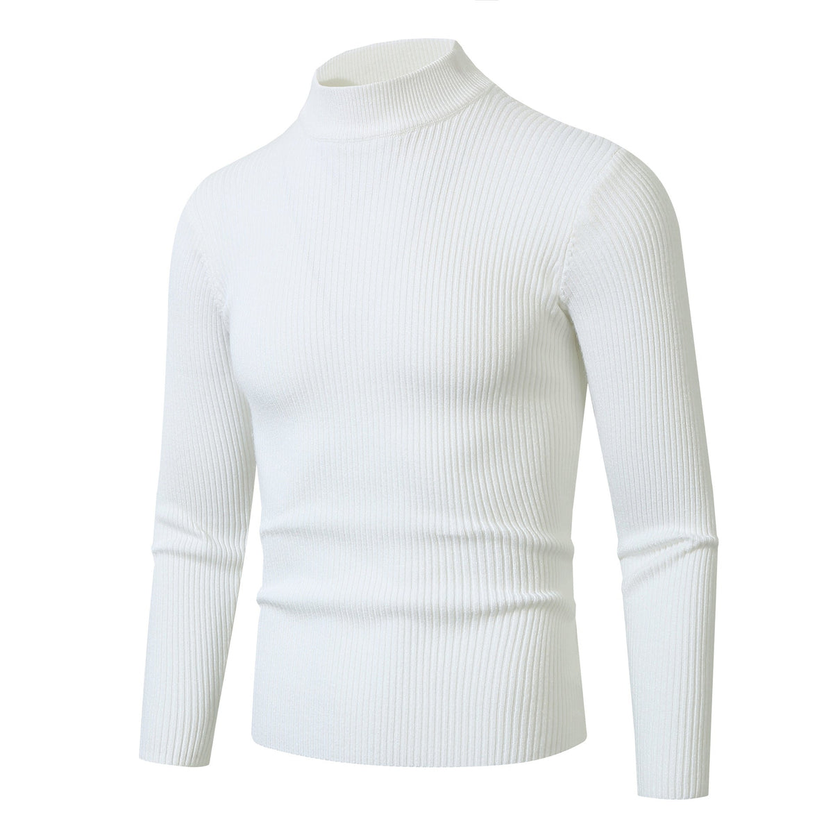 Men's Slim Fit Ribbed Turtleneck Sweater Long Sleeve