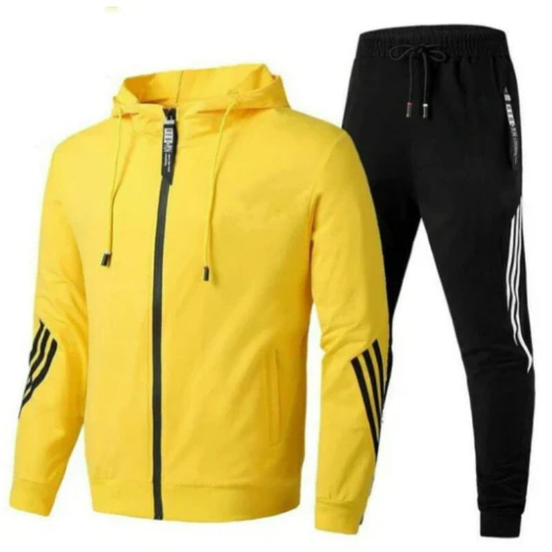 Men's Sporty Jogging Suit | Stylish Two-Piece Activewear Set