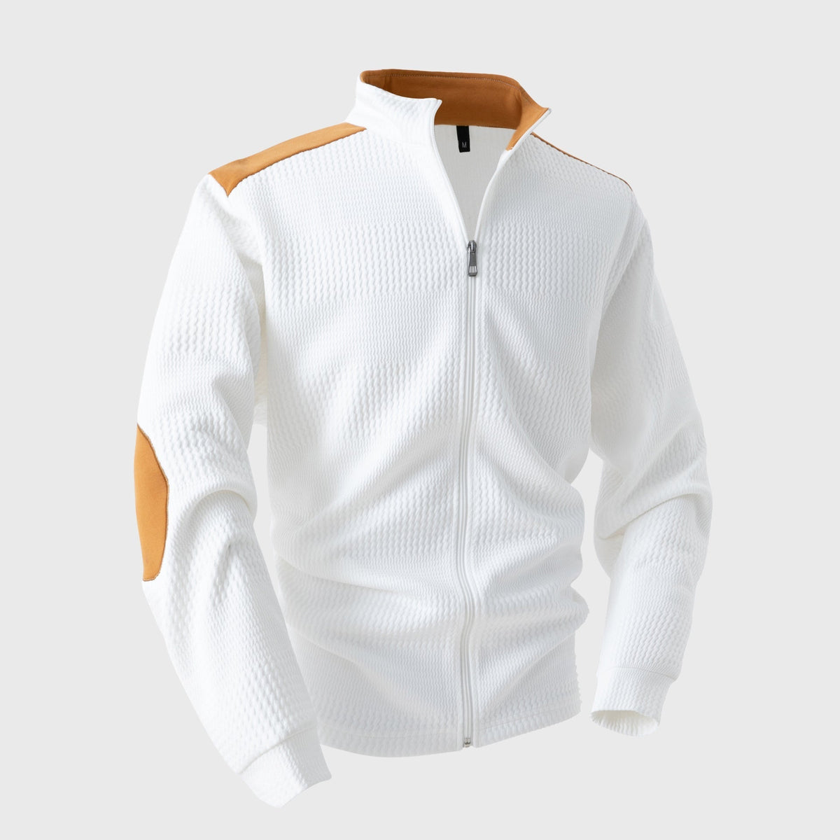 Men's Stand Collar Knit Track Jacket