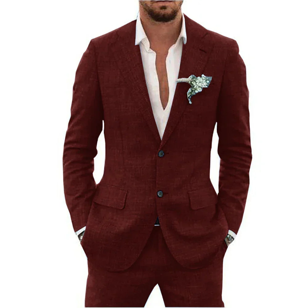 Men's Summer Twin Suit Set