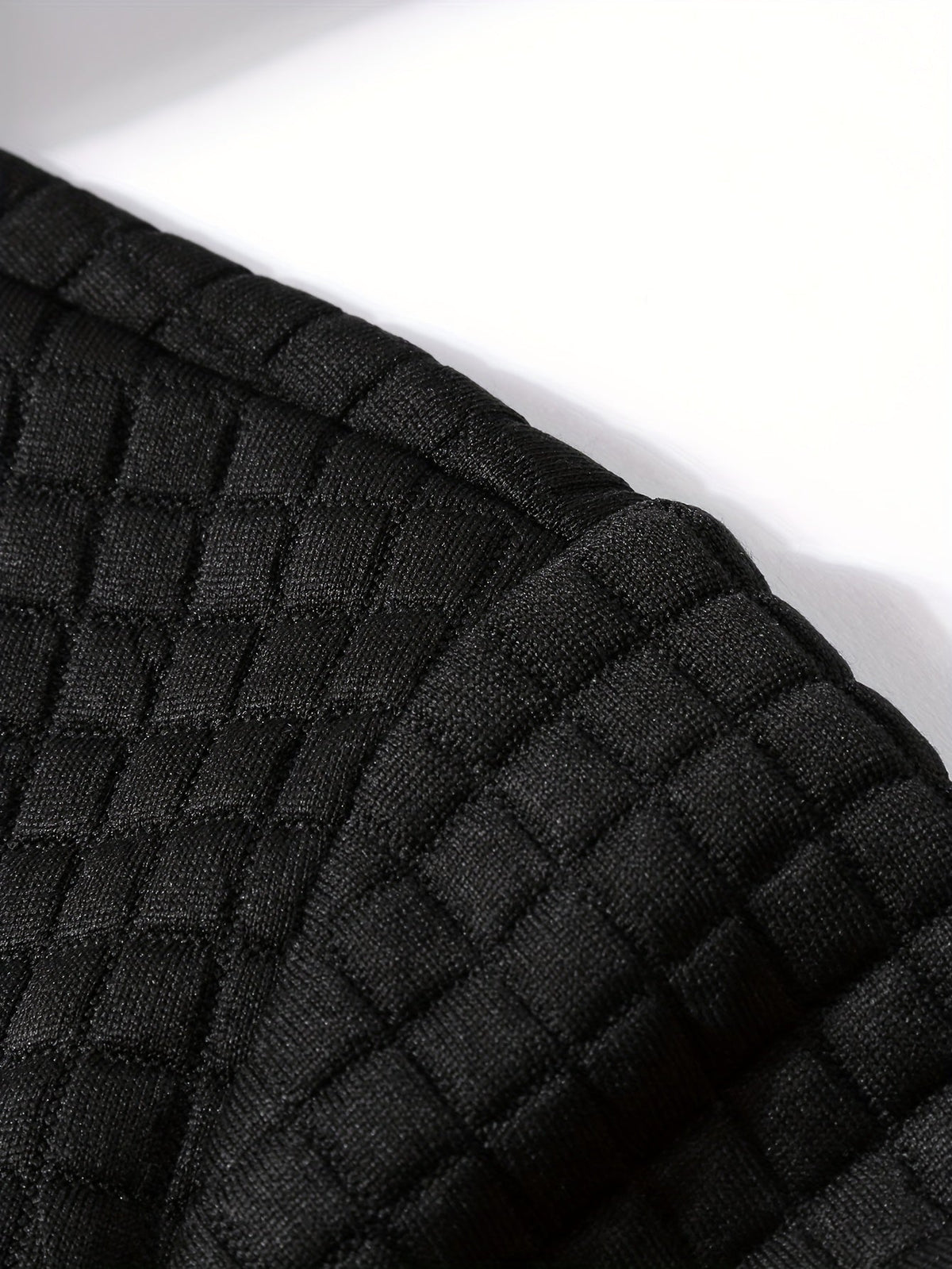 Men's Textured Color-Block Hoodie