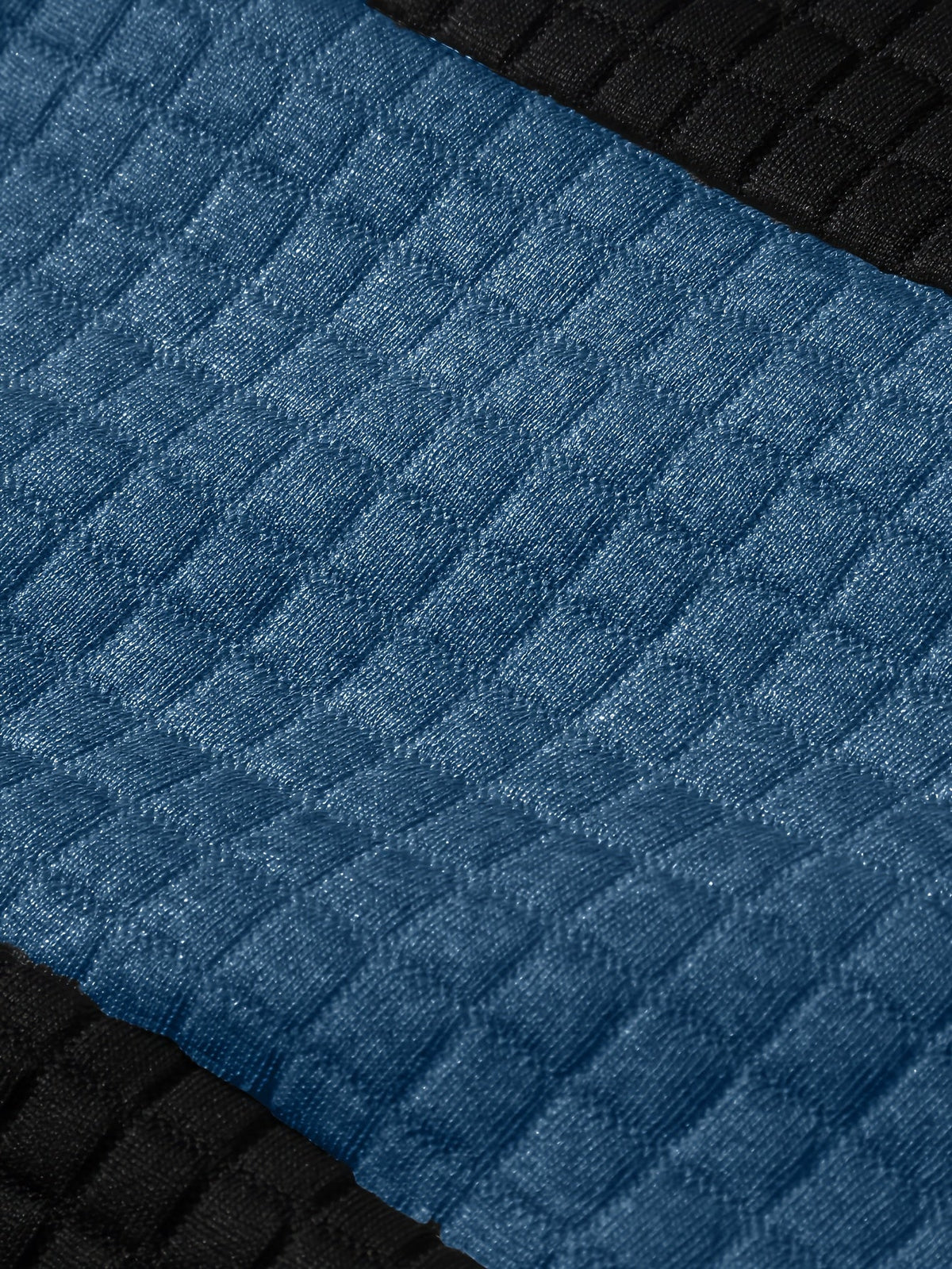 Men's Textured Color-Block Hoodie
