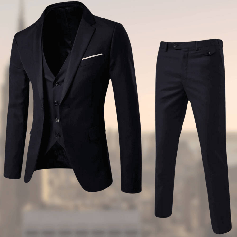 Men's Three-Piece Wedding Guest Suit