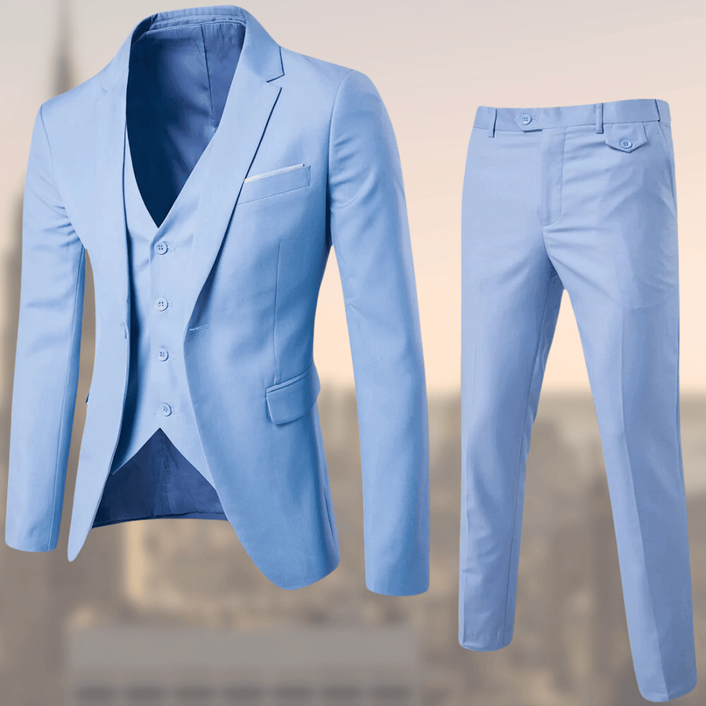 Men's Three-Piece Wedding Guest Suit