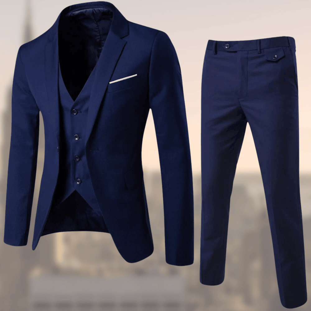 Men's Three-Piece Wedding Guest Suit