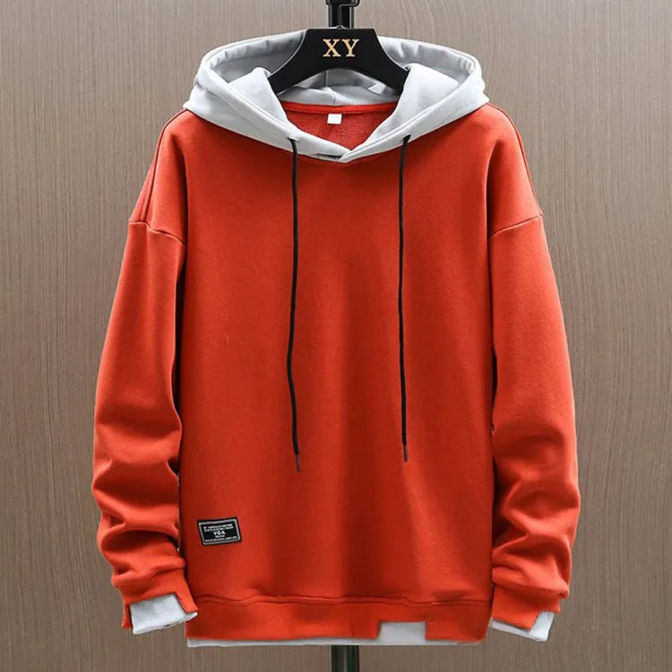 Men's Two-Tone Casual Hoodie