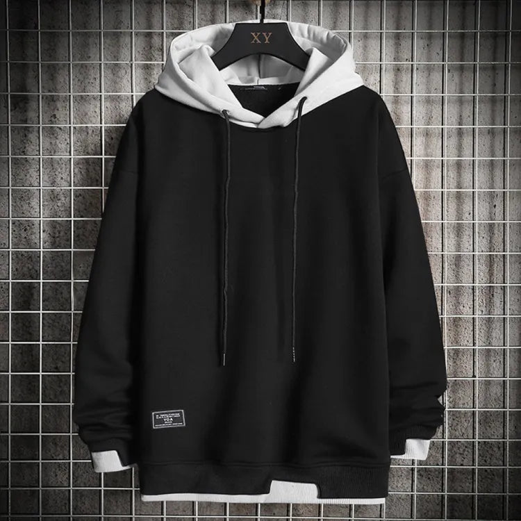 Men's Two-Tone Casual Hoodie
