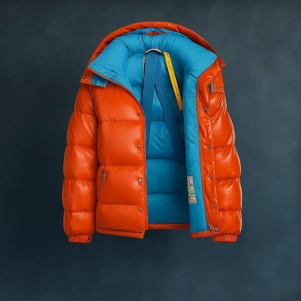 Men's Zip-Up Padded Puffer Jacket