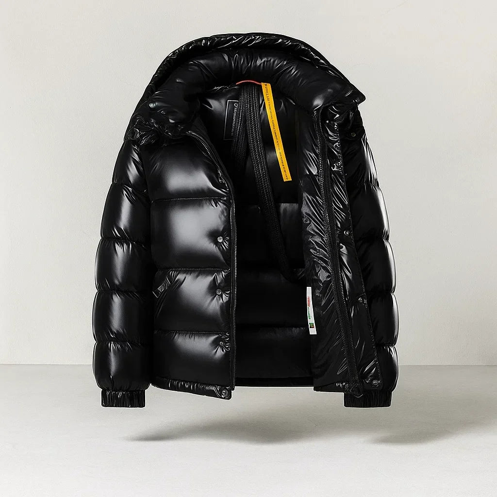 Men's Zip-Up Padded Puffer Jacket