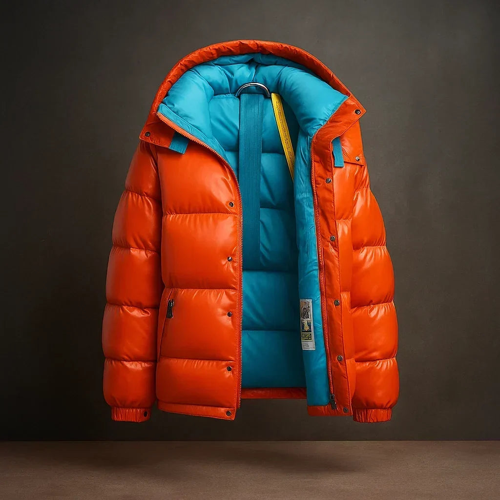 Men's Zip-Up Padded Puffer Jacket
