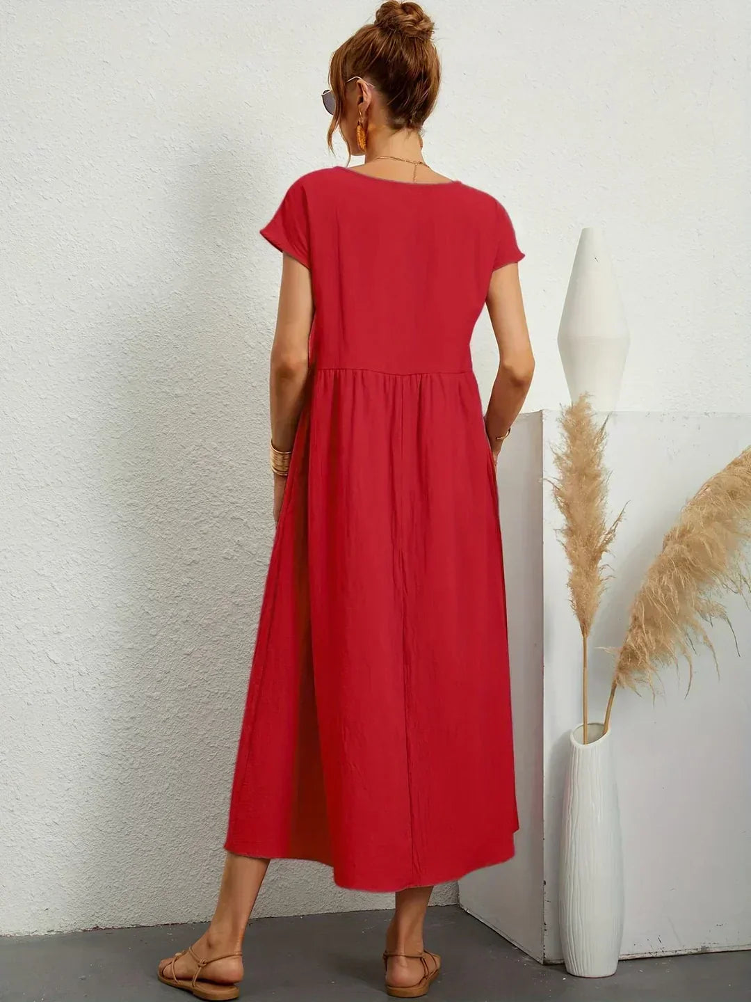 Eva's Boutique | Elegant Comfort Dress