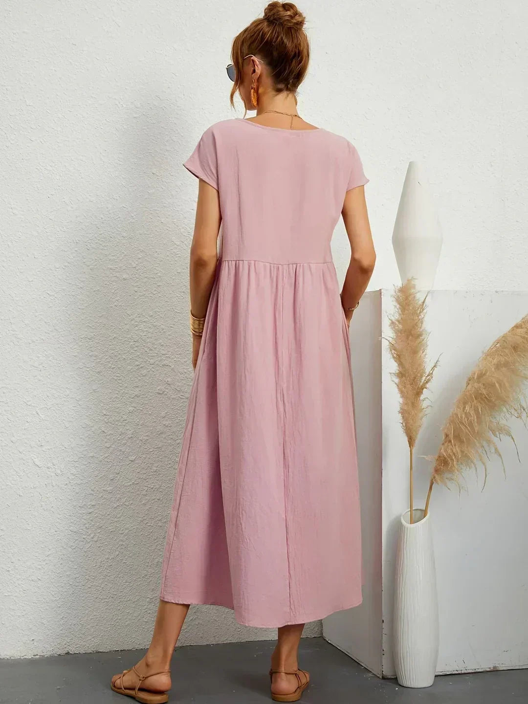 Eva's Boutique | Elegant Comfort Dress
