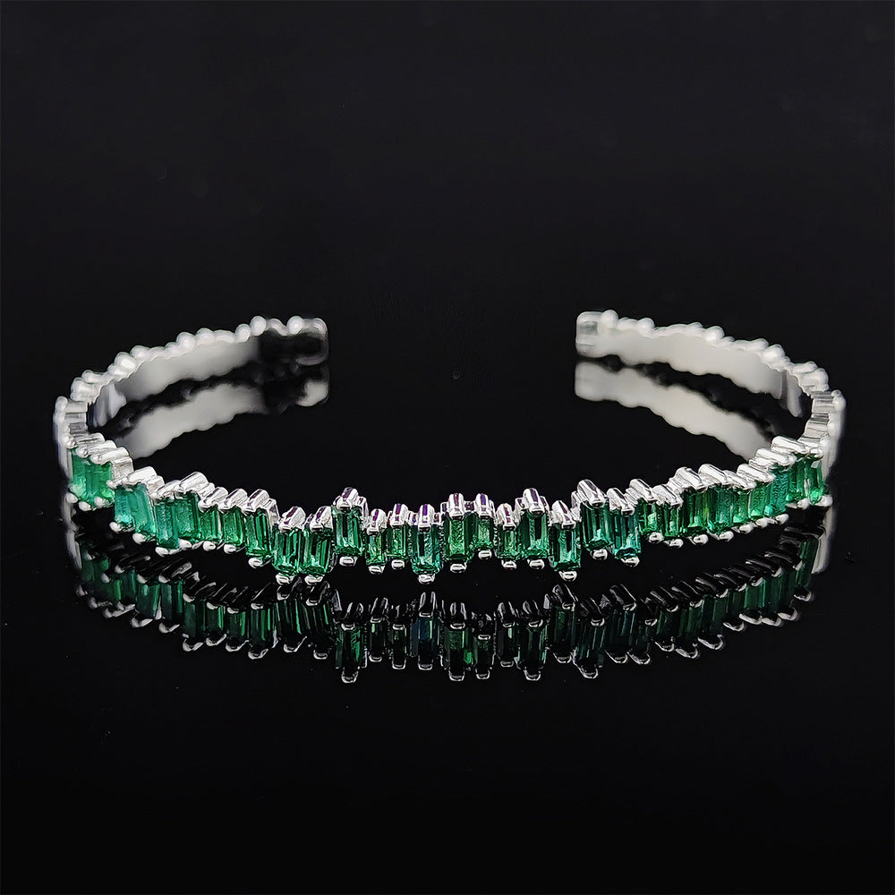 White Gold Bracelet | Milena Thalys Elegant Chain Bracelet