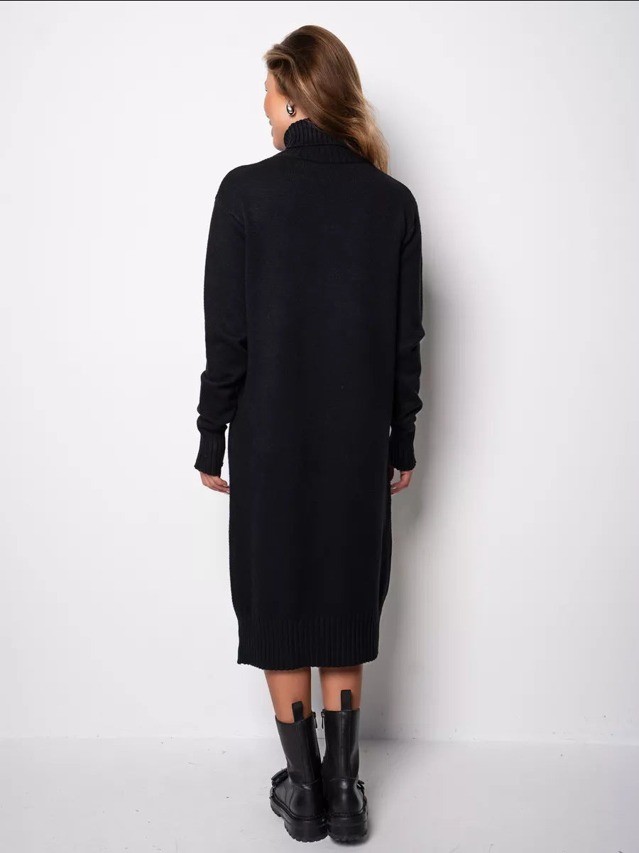 Vibeke Turtleneck Knit Sweater Dress