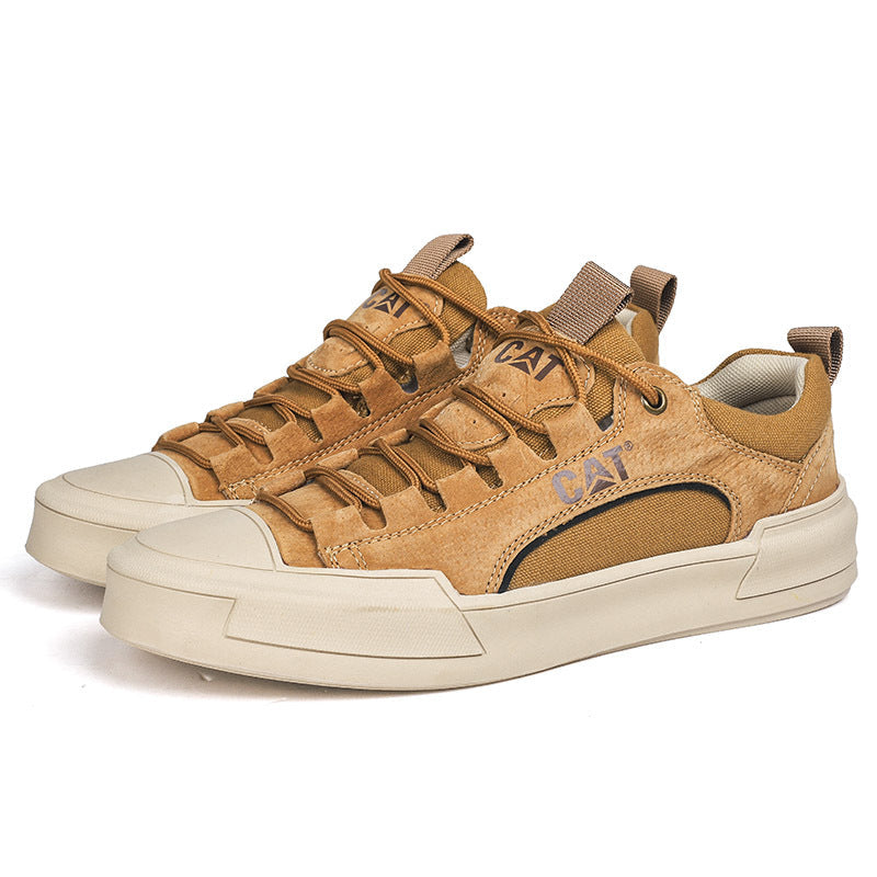 UrbanEdge | Men's Urban Style Leather-Like Sneakers