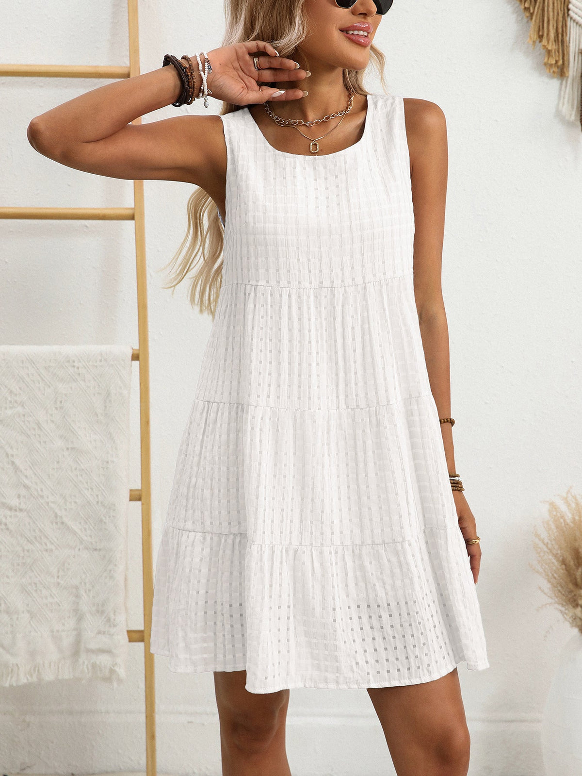Roma Gingham Dress