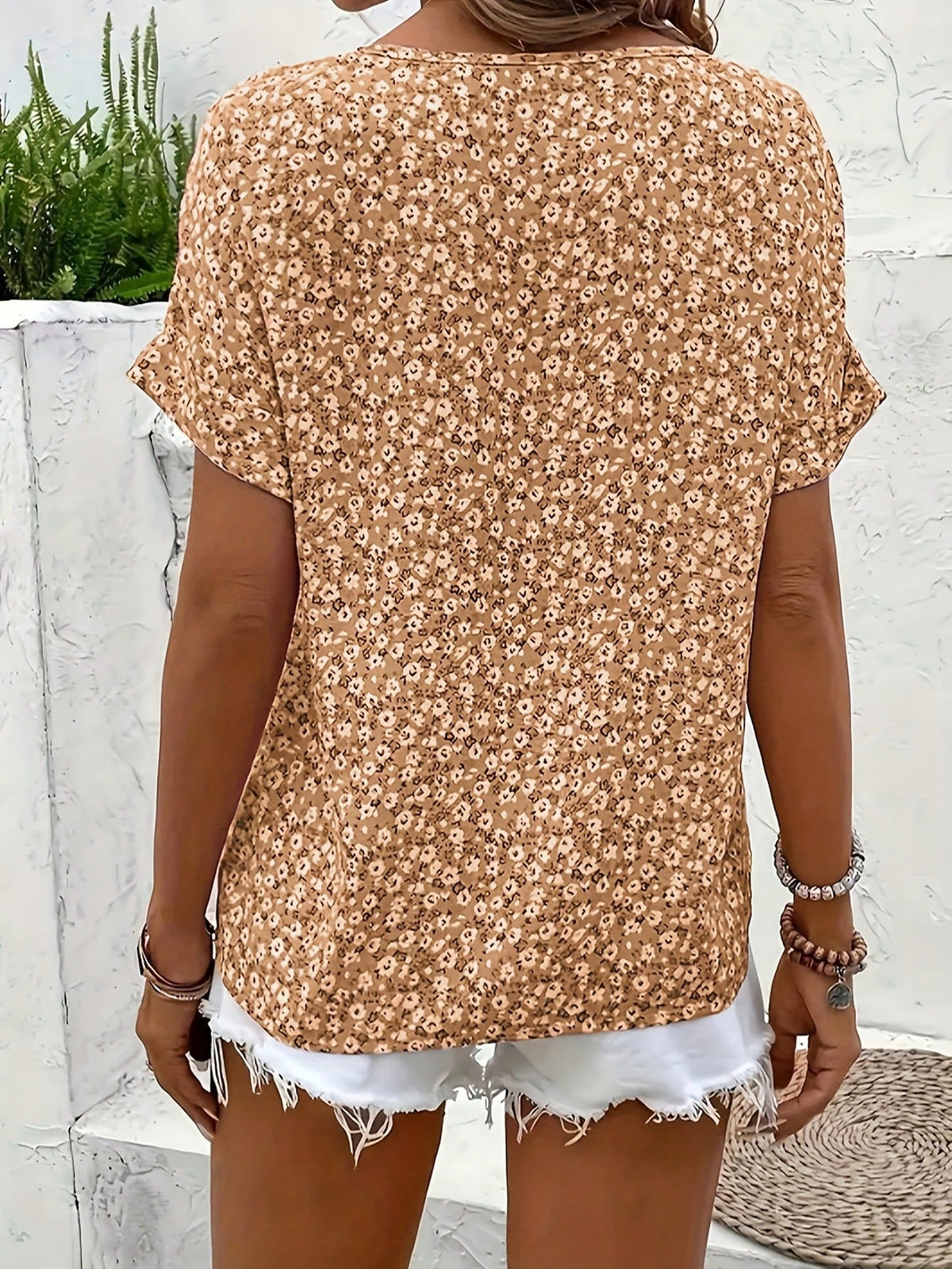 Elira Flattering Button Blouse
