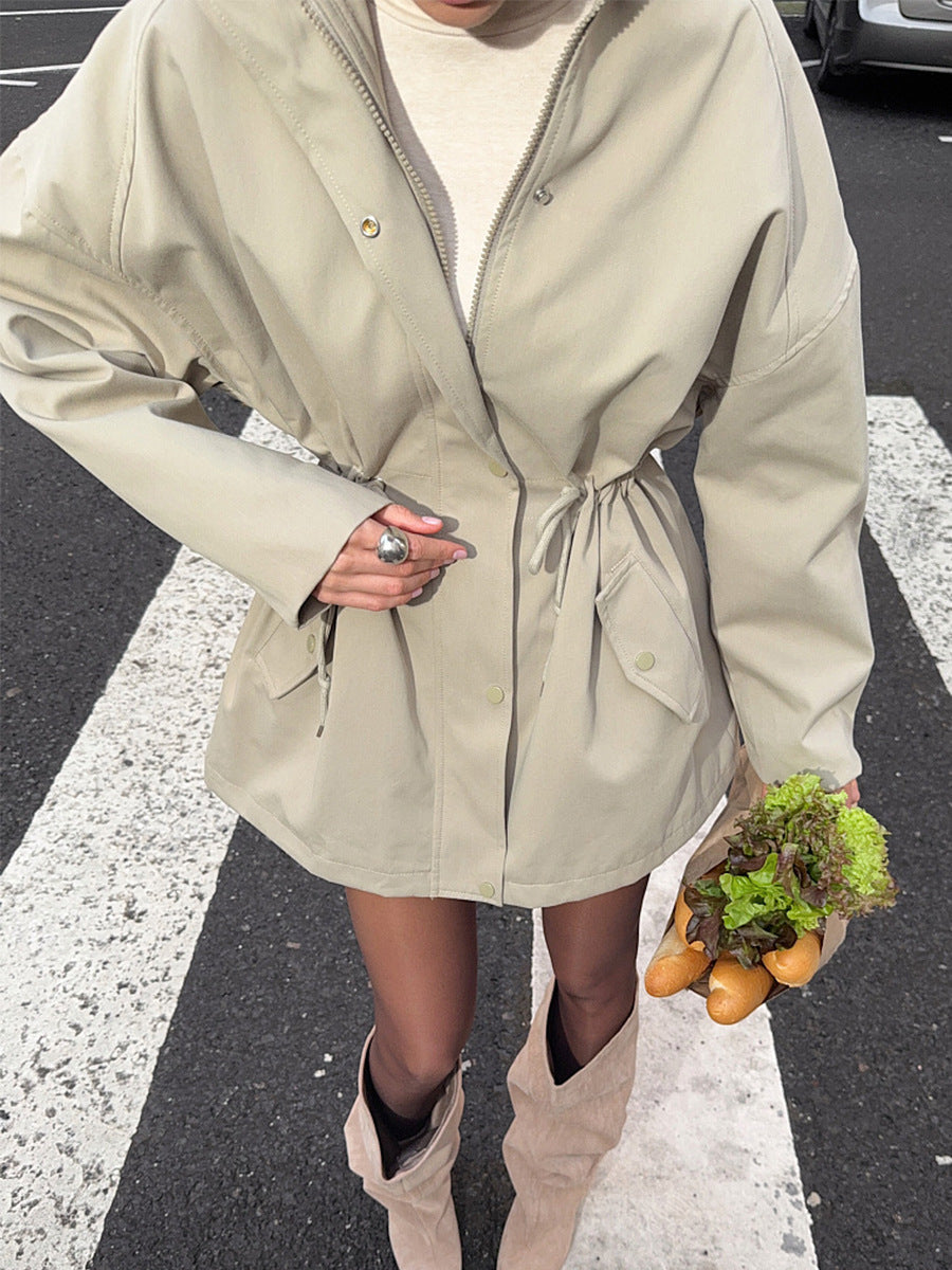 Armelle Cotton Drawstring Utility Jacket