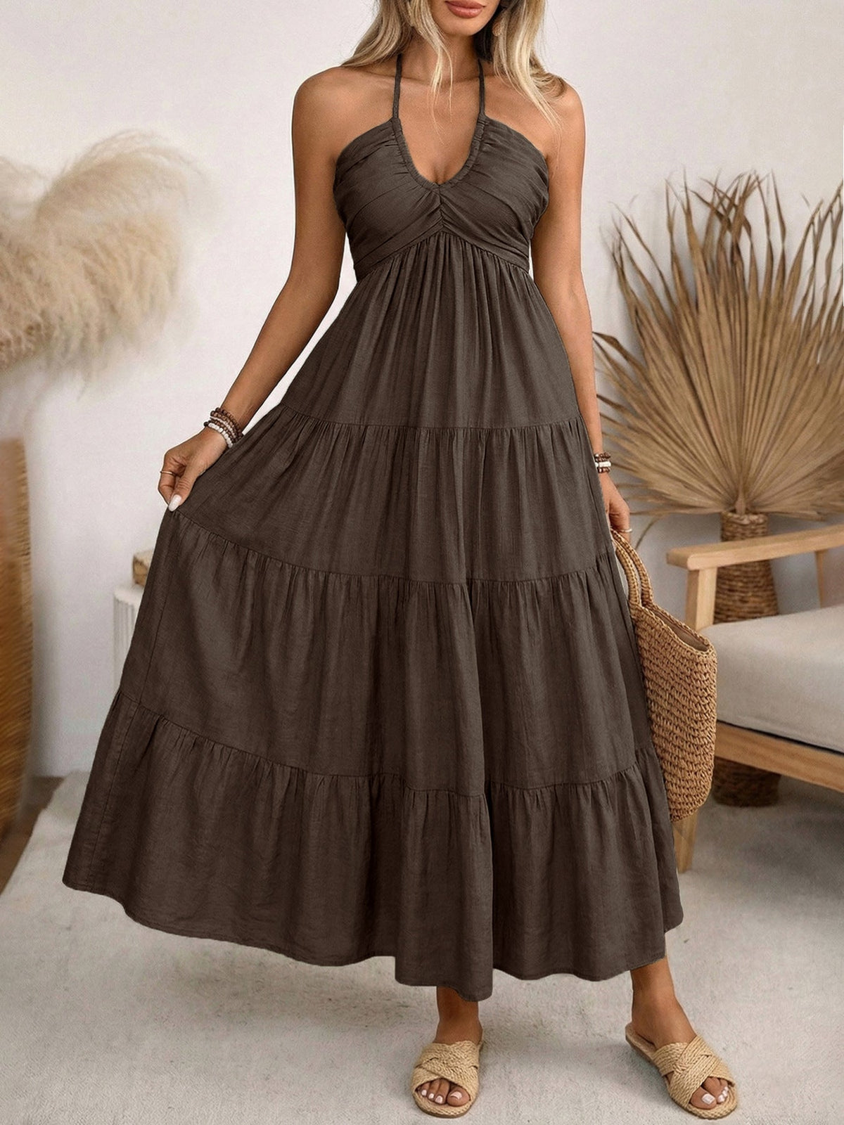 Lillian Flow Cotton Midi Dress