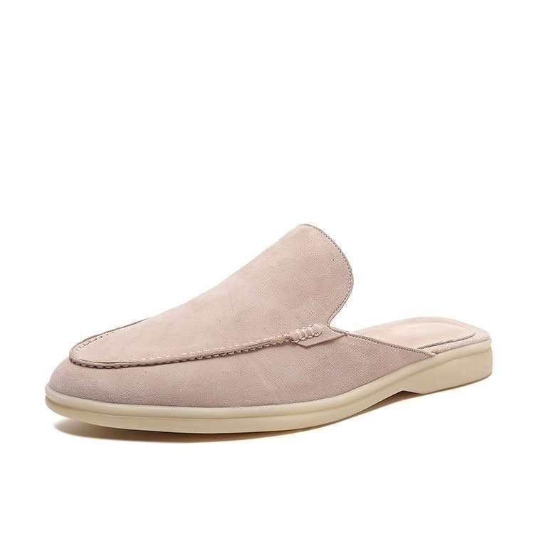 Unisex Slip-On Loafers, Moc Toe, Low Flat Sole