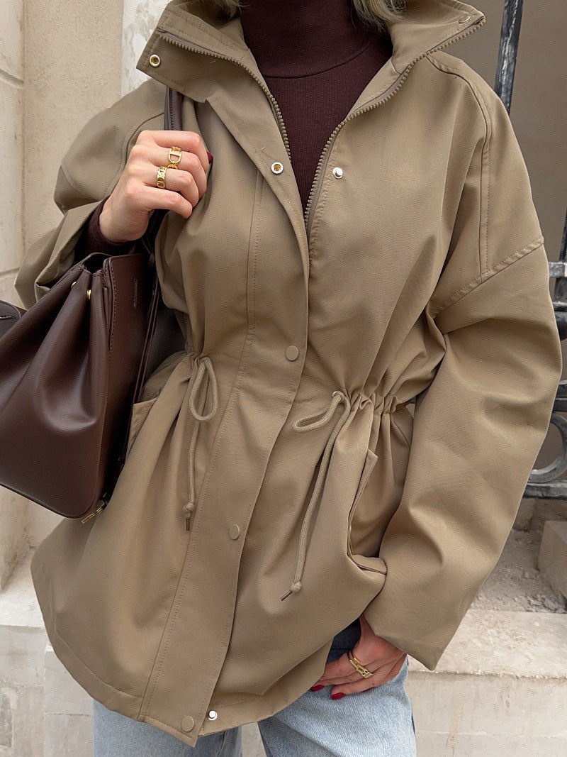 Armelle Cotton Drawstring Utility Jacket