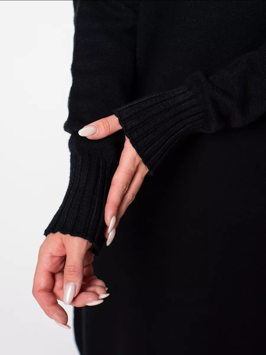 Vibeke Turtleneck Knit Sweater Dress