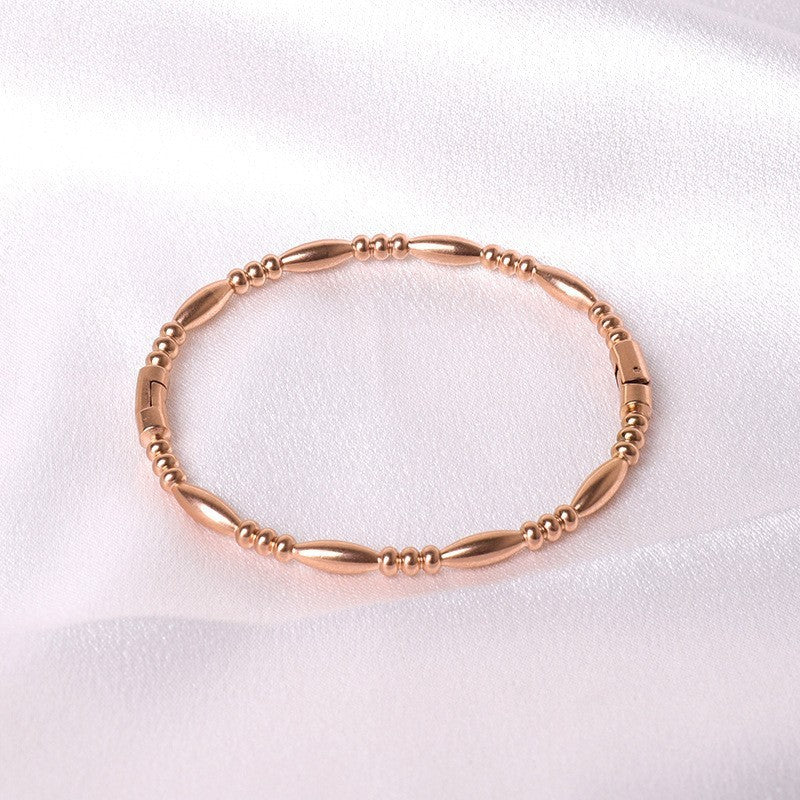 Rose Gold Bracelet - Elegant Italian Designer Jewelry