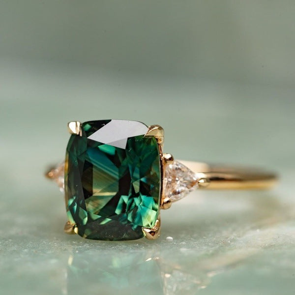 Green Gemstone Ring
