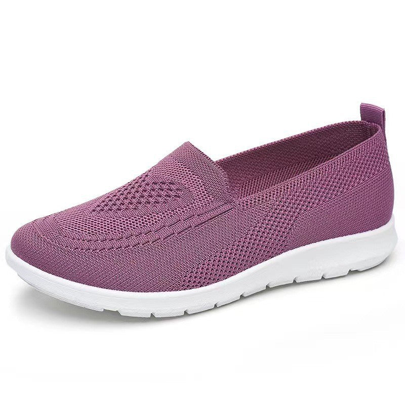 Women's Slip-On Walking Shoes Breathable Mesh Lightweight