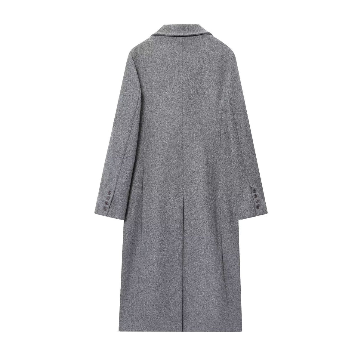 Esme Double-Breasted Longline Wool Coat