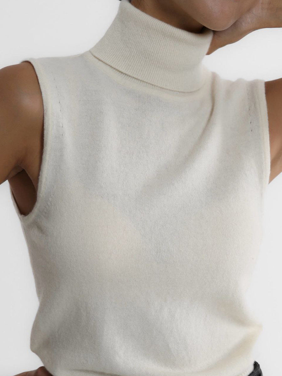 Madelief Mock Neck Knit Sweater Twinset