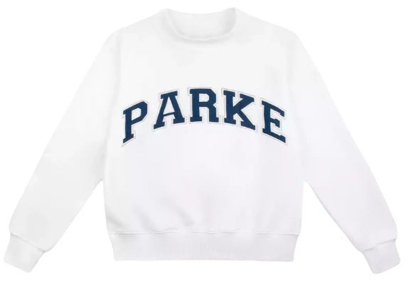 Women's Oversized Varsity Sweatshirt, Mock Neck, Long Sleeves