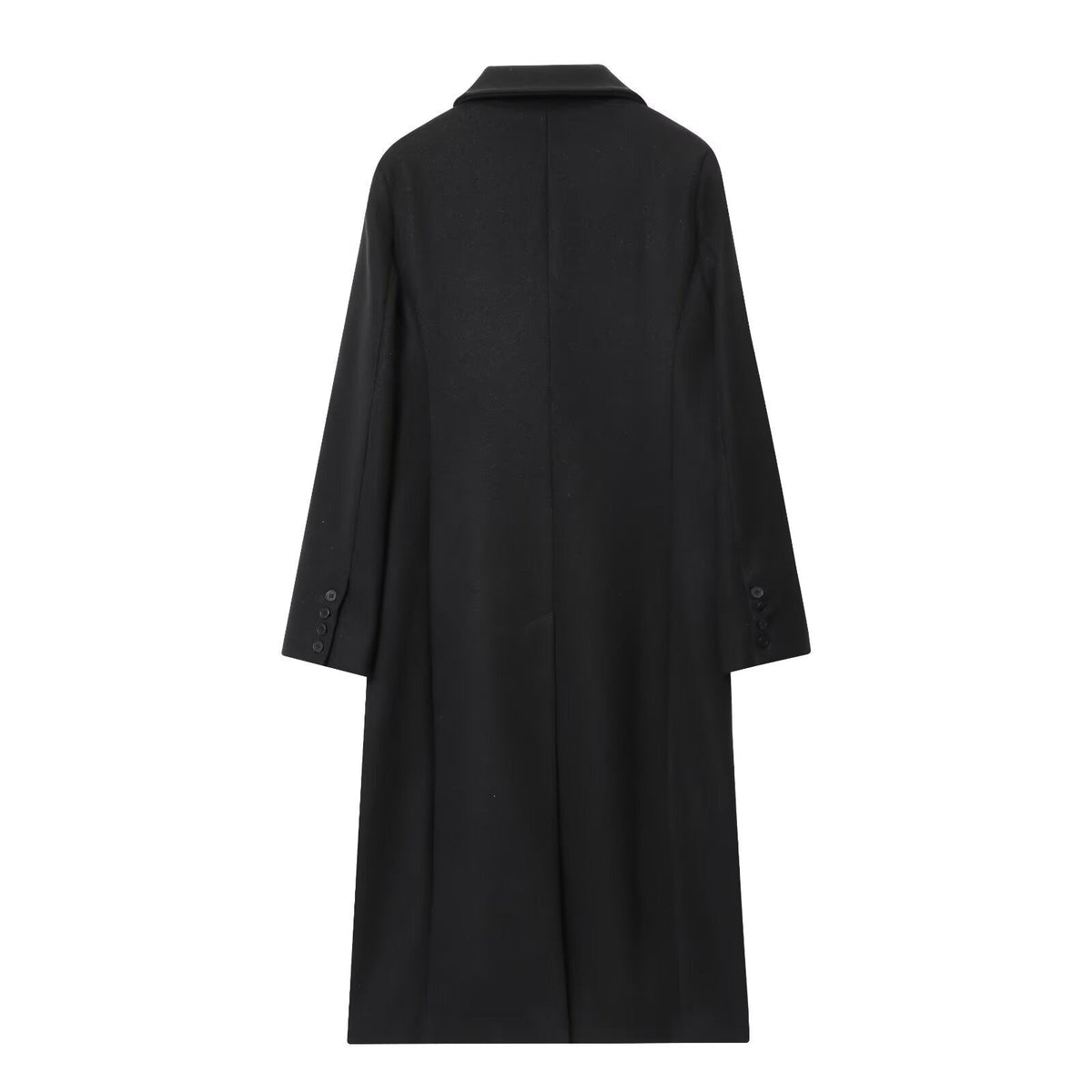 Esme Double-Breasted Longline Wool Coat