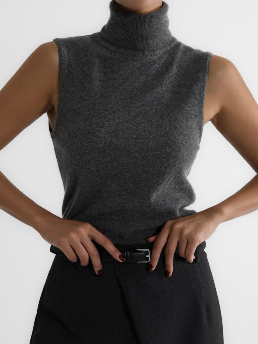 Madelief Mock Neck Knit Sweater Twinset