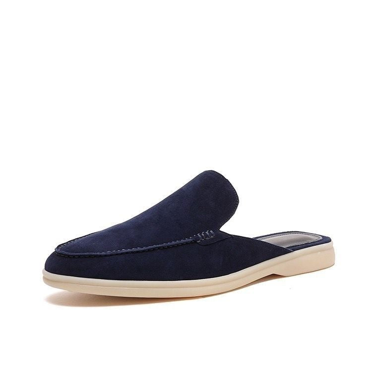 Unisex Slip-On Loafers, Moc Toe, Low Flat Sole