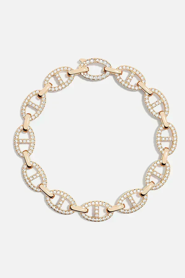 White Gold Bracelet | Isla Marina Elegant Everyday Chain