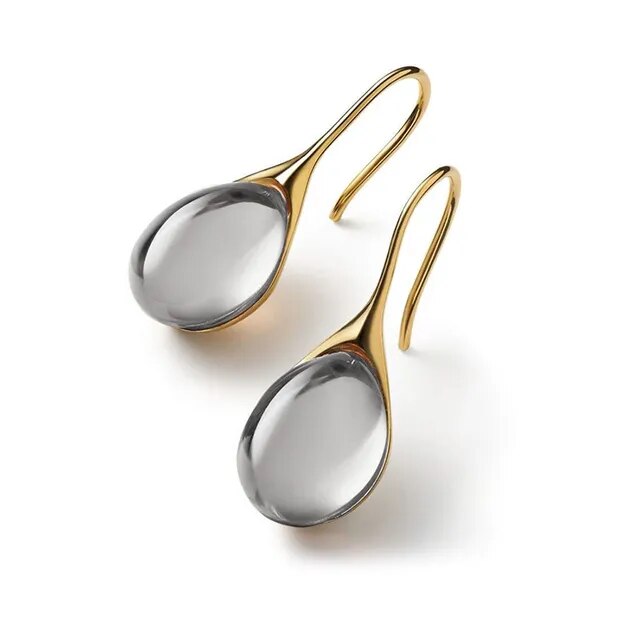 Gold Crystal | Crystal Earrings in Gold and Silver