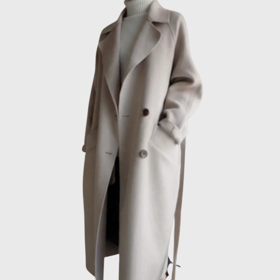 Women's Longline Overcoat, Elongating Silhouette