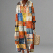 Beige - Orange - White - Blue